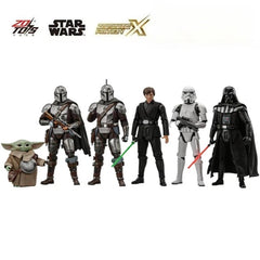 ZD toys Star Wars The Mandalorian & Grogu 1:10 Scale Action Figure Set 07FC0E-D4 - KOEEK