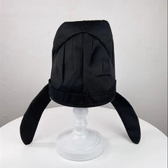 Chinese Traditional Hanfu Scholar Men Ancient Scholar Black Hat Confucian Towel 07FC0E-D4 - KOEEK