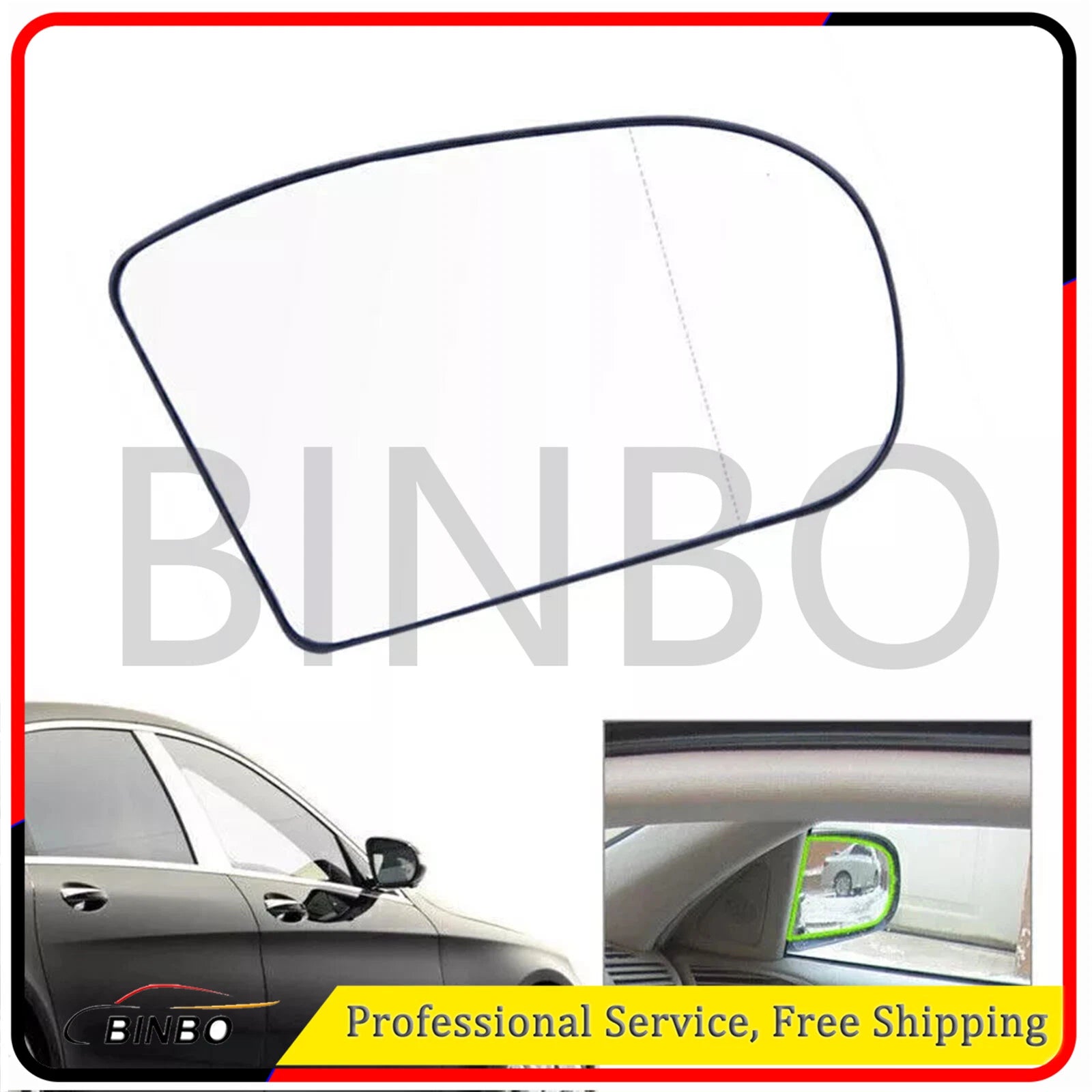 Right Side Rearview Mirror Glass Len 2038100221 for Mercedes Benz W203 W211 07FC0E-D4 - KOEEK