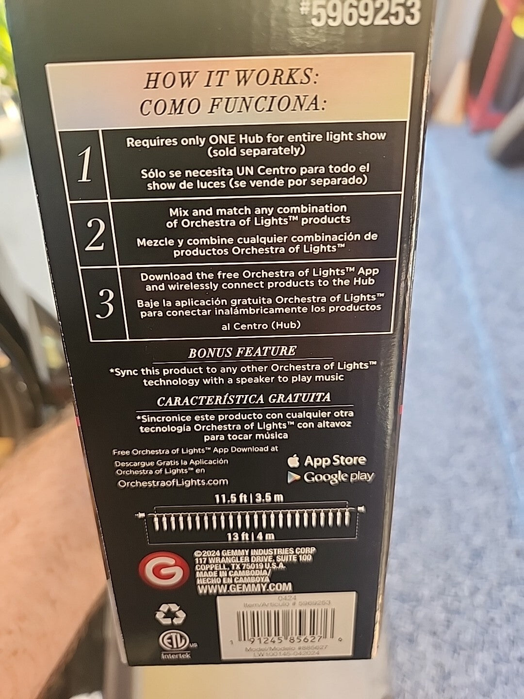 24 Gemmy Orchestra of Lights Color-Changing Faceted Mini LED Lights - GEMMY - KOEEK