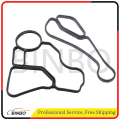 Fit For BMW N52 N54 N55 Engine Oil Filter Housing Seal Gasket Set 11427525335 07FC0E-D4 - KOEEK