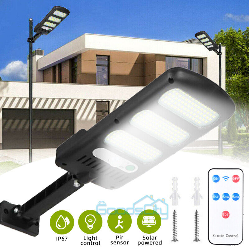 ny Luz Lamparas 213 LED Luces Solares Udvendig Para Patio Con Sensor De Movimiento