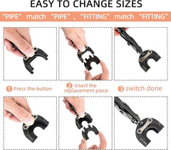 new Push to Connect Removal Tool Disconnect 1/2”, 3/4”, 1”, Orange and Black 07FC0E-D4 - KOEEK
