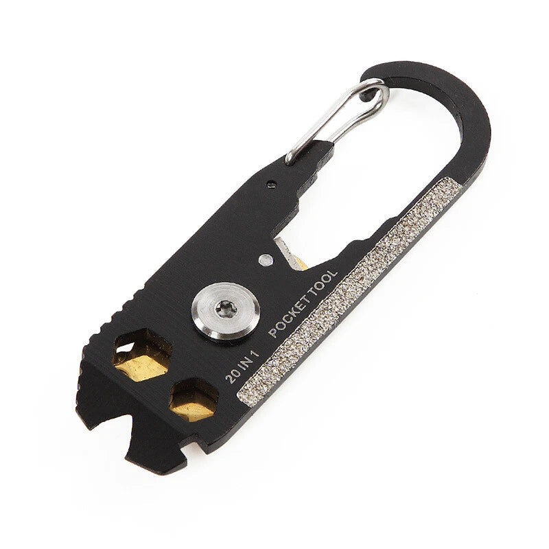 20 In 1 Mini Multifunctional Pocket Tool Portable Keychain EDC Multi-tool 07FC0E-D4 - KOEEK