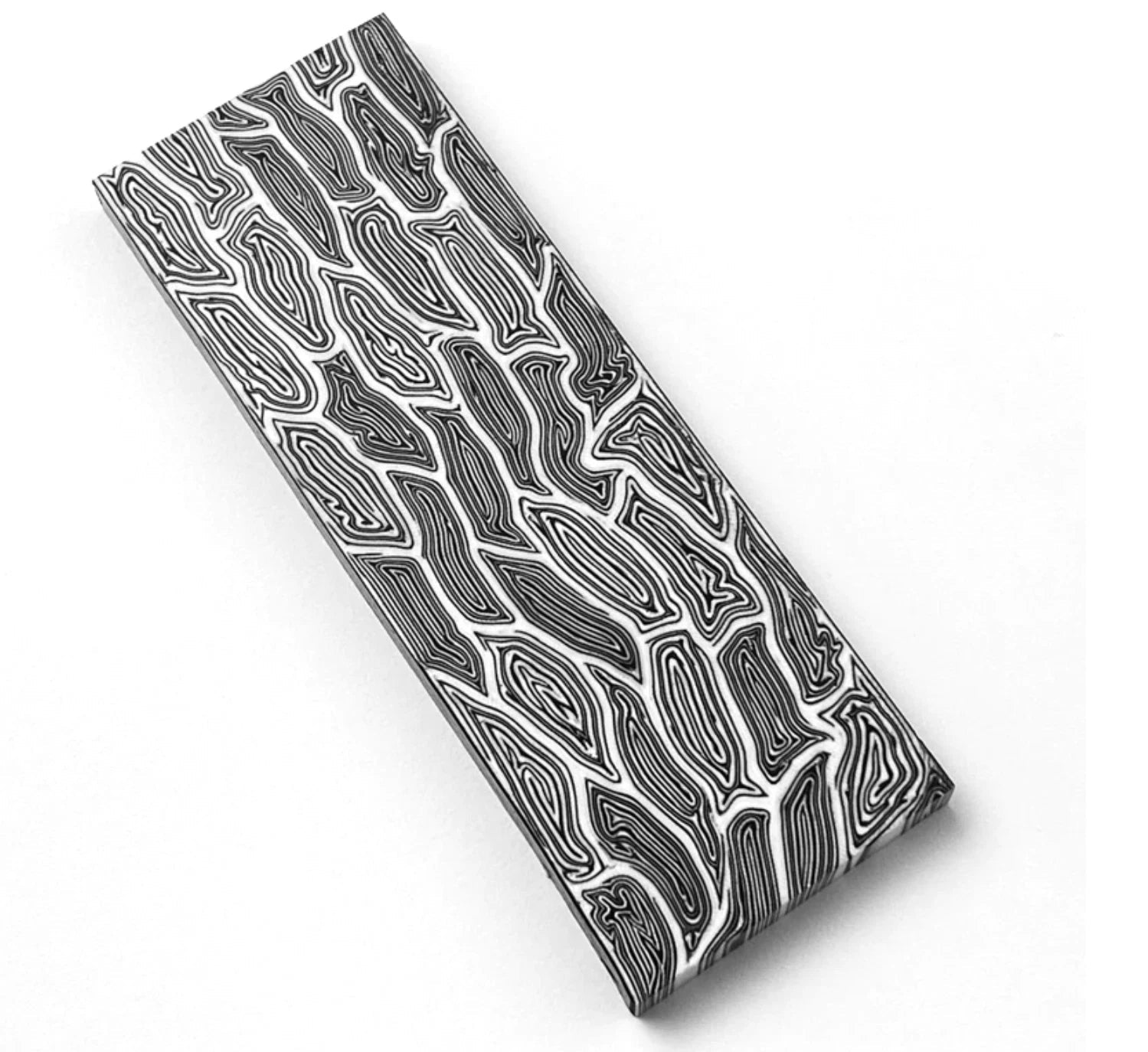 2pcs G10 Knife Handle Material Blanks Scales Composite Damascus Pattern DIY EDC 07FC0E-D4 - KOEEK