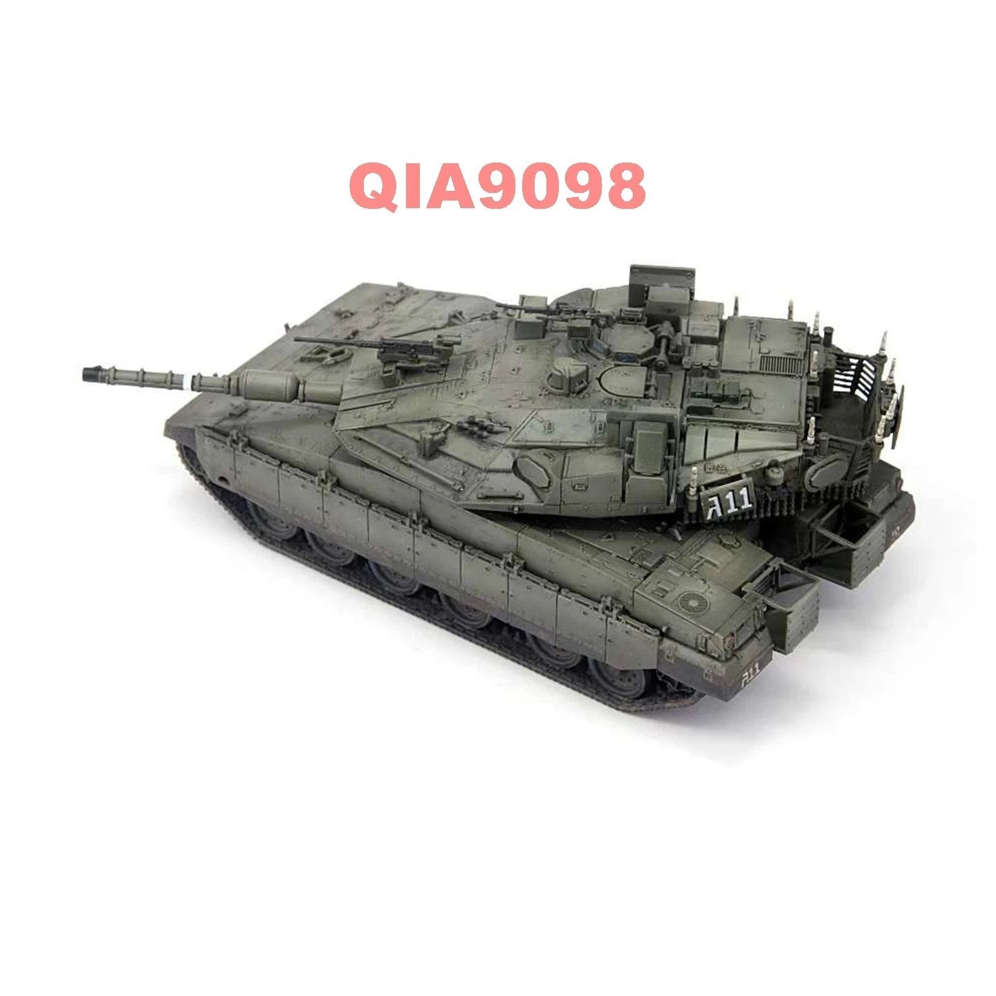 1:72 Scale Israeli Merkava 4M Main Battle Tank Painted Plastic Model 07FC0E-D4 - KOEEK