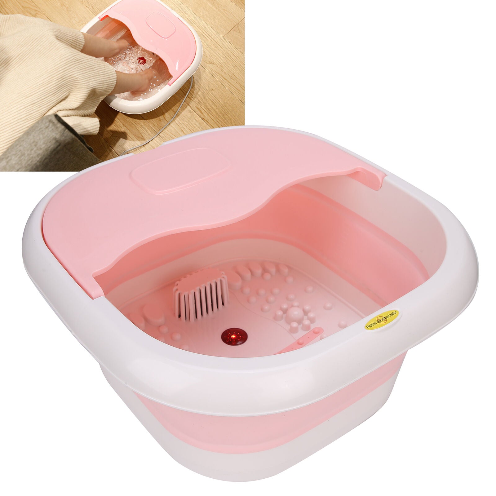 new Bath Massager Therapy Constant Bath Machine (8128C)(Pink EU Plug) HGF koeek - KOEEK