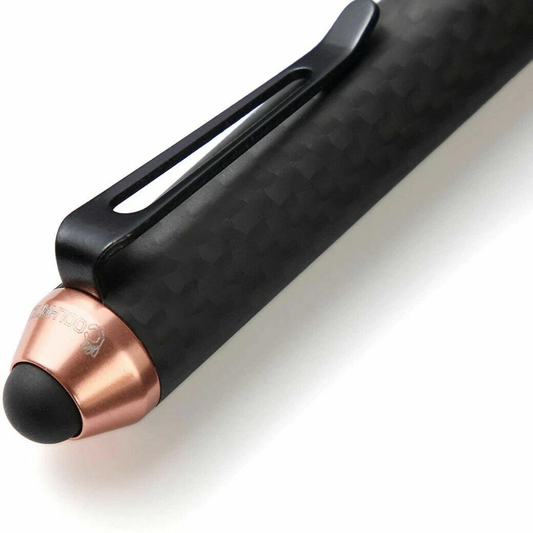 Hot Carbon Fiber+ Aluminum Pocket Ball Pen Stylus Touch Screen Signature Pen EDC EDC - KOEEK