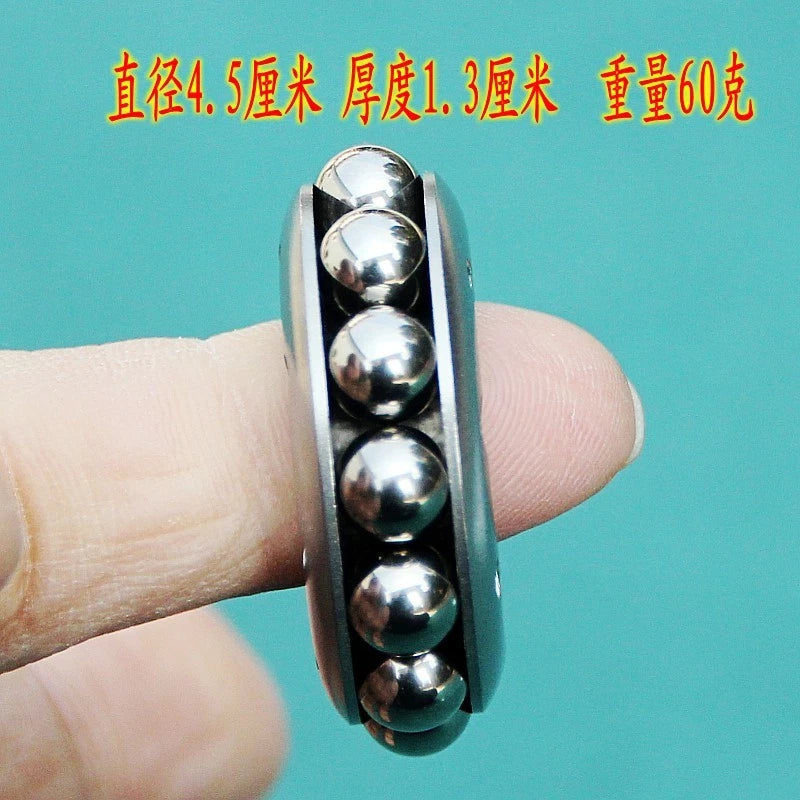 Creative Metal EDC Toy Fidget Ring Buddha Beads Fidget Toy Fidget Spinner Gifts 07FC0E-D4 - KOEEK