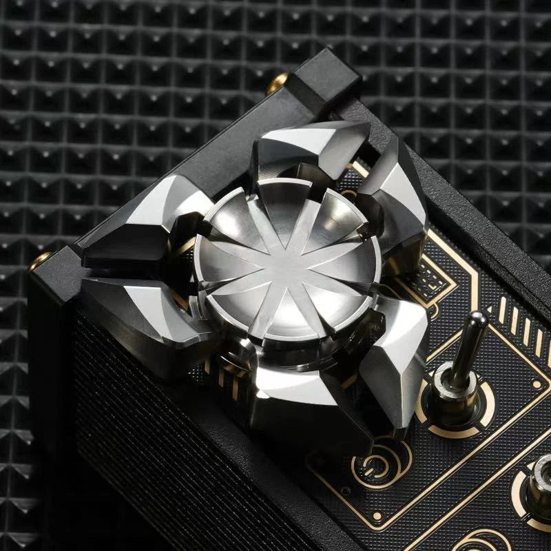 Cool Futuristic Punk Style Hand Spinner Cool Stainless Steel EDC Fidget Spinner 07FC0E-D4 - KOEEK