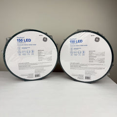 (2)  GE StayBright 150-Count 37.2ft White C5 LED Christmas String Lights GE - KOEEK