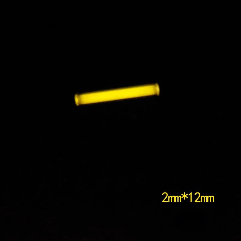 1pcs 2x12mm Tube Night Luminous Tube Signal Light Tube 25 Years Life EDC Toy 07FC0E-D4 - KOEEK