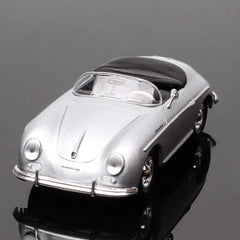 1:43 Porsche 356A Cabriolet Silver Diecast Model Classic Vintage Car Collectible 07FC0E-D4 - KOEEK