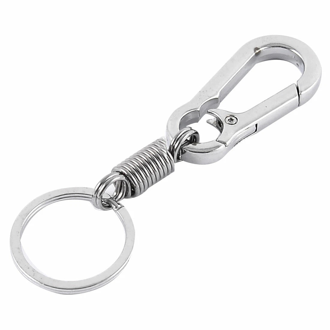 Metal Swivel Lobster Clasp Clip Keyring Keychain Key Holder 3cm Ring Dia 2PCS 07FC0E-D4 - KOEEK