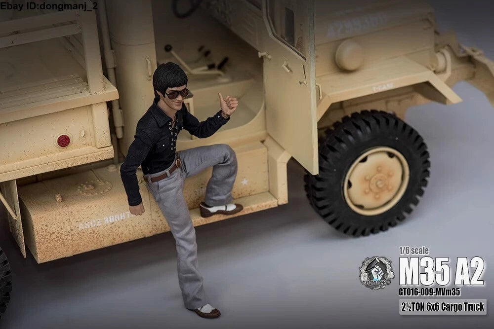 GO-TRUCK 1/6 Full Metal US Army M35 A2 Truck 2.5ton Truck Model For 12'' INSTOCK GO-TRUCK - KOEEK