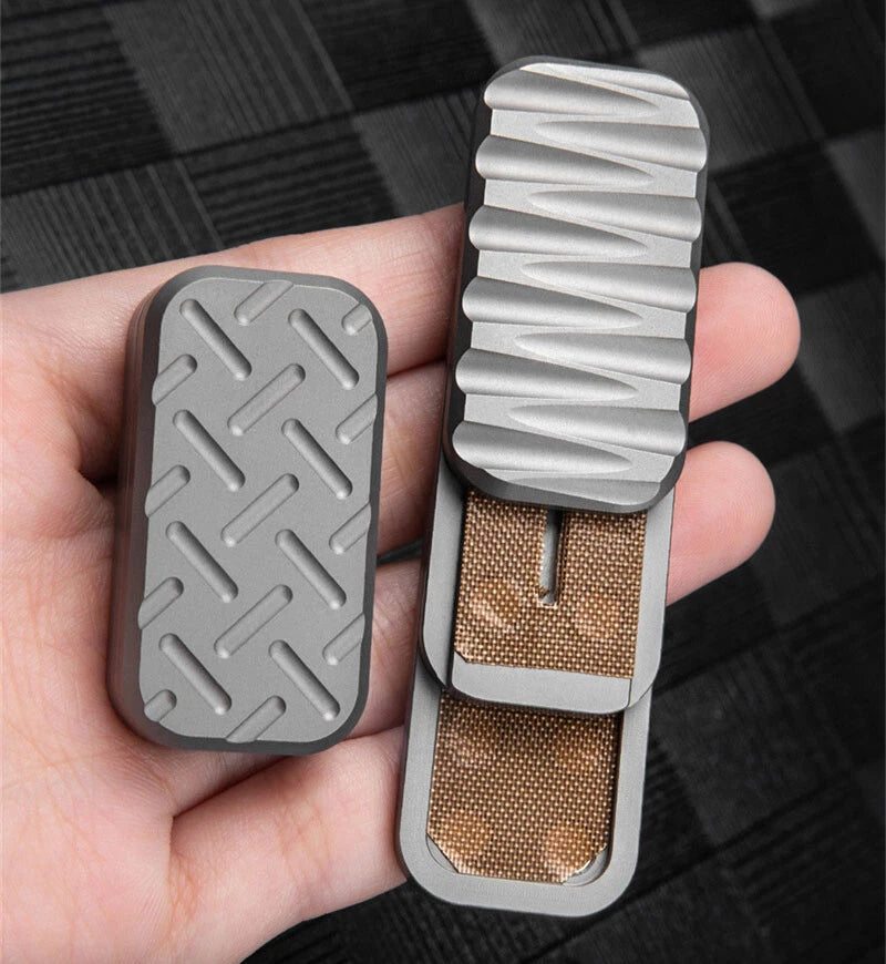 Adult Haptic Slider EDC Metal Fidget Slider Toy ADHD Tool Fingertip Toy Gift 07FC0E-D4 - KOEEK