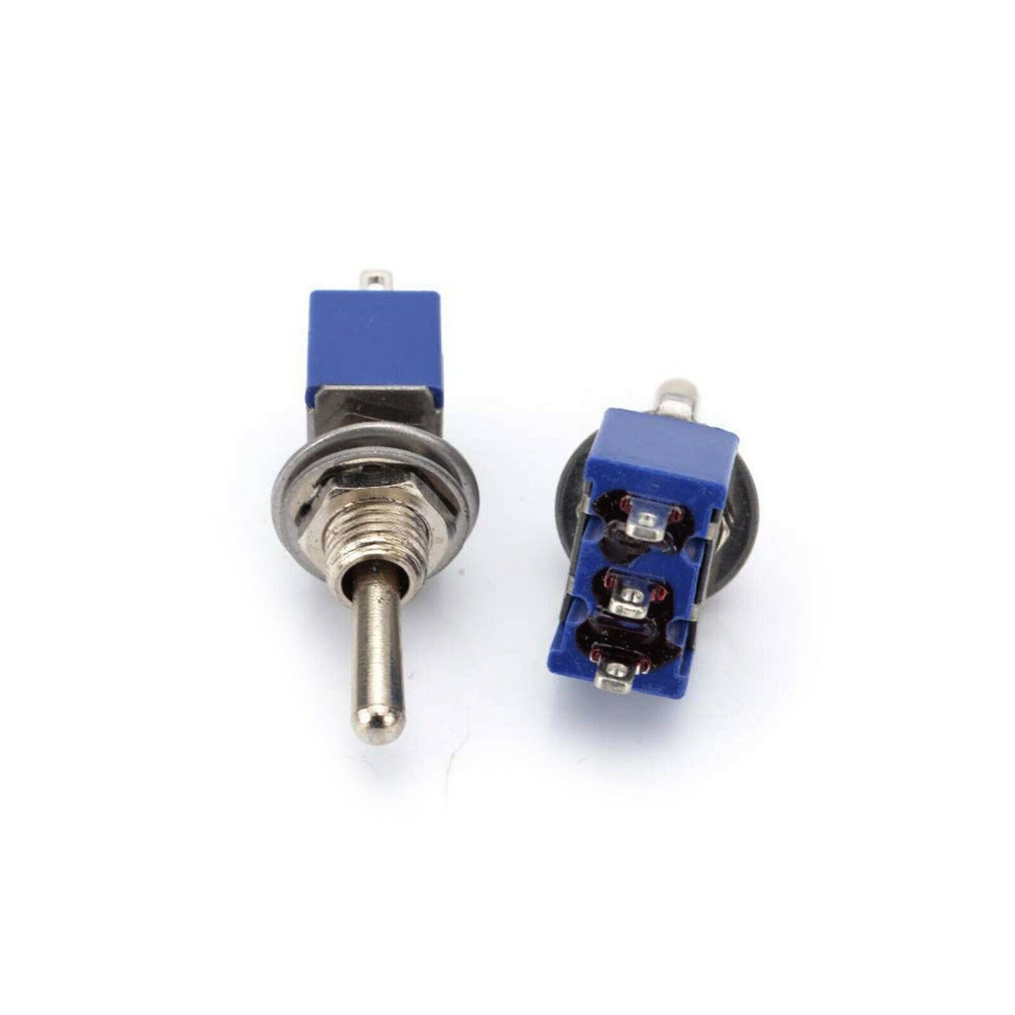 10 stk Mini-vippekontakt SPDT ON-OFF-ON 3 Position 6mm 12V 110V 220V MTS-103