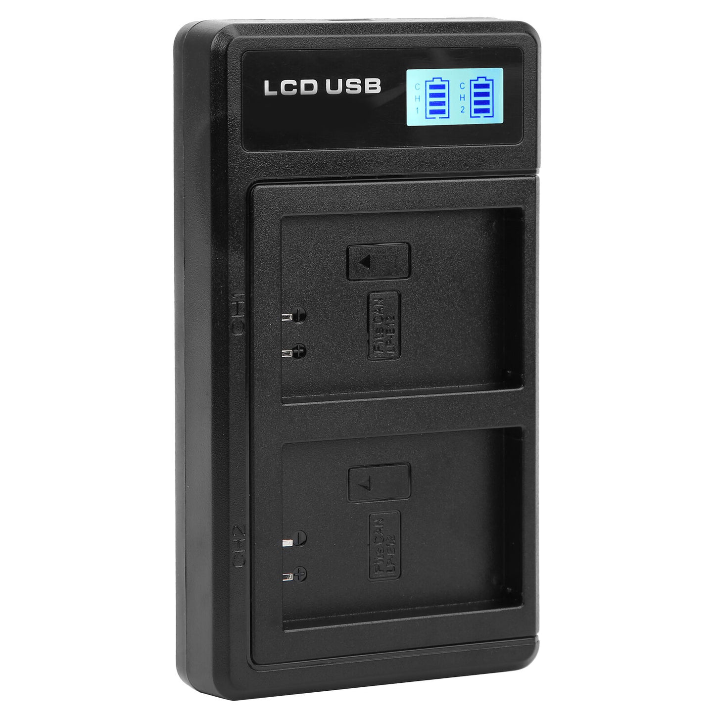 new Camera Dual Charger With LCD Display For LPE12 Battery USB Portable Charger koeek - KOEEK