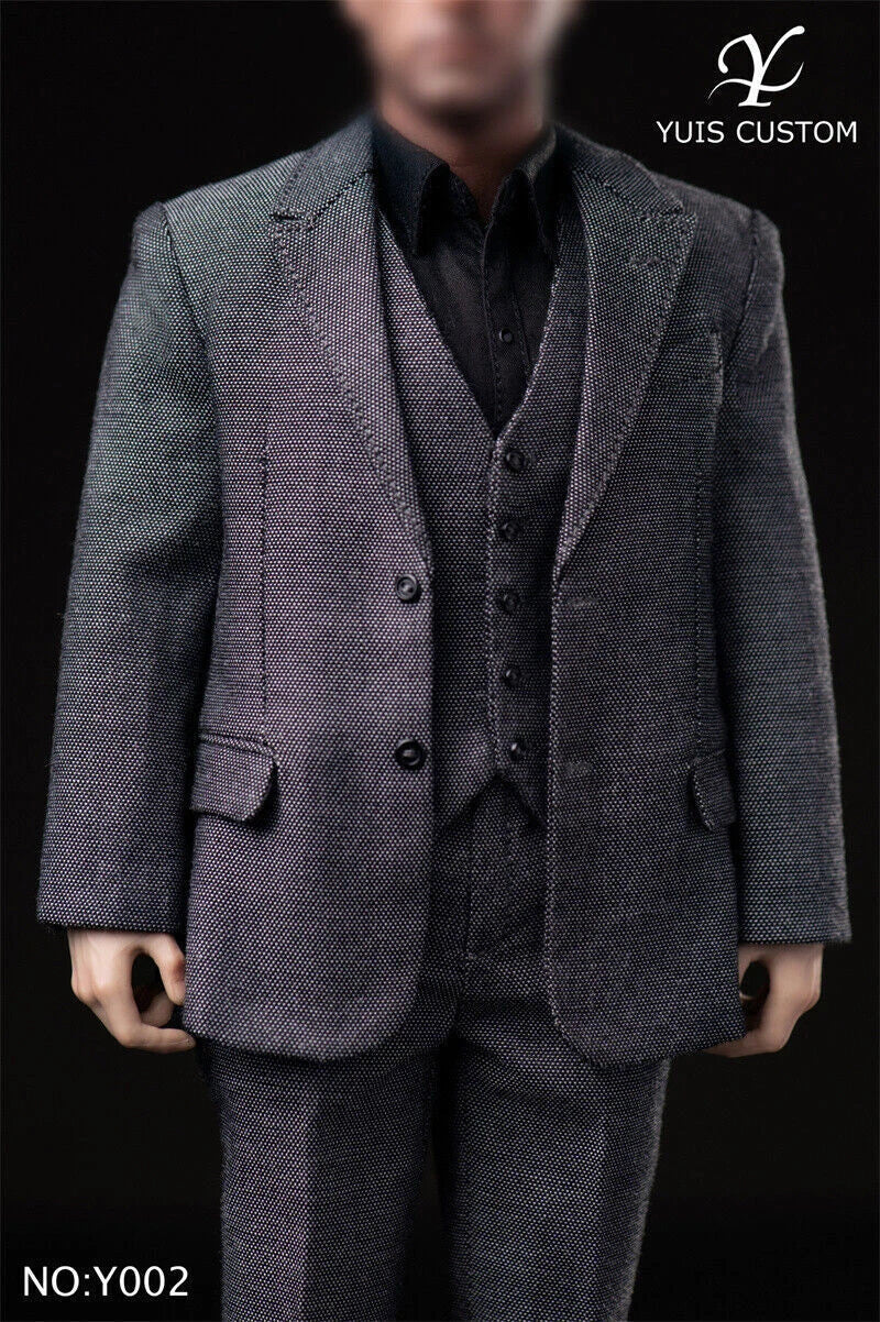 YUIS CUSTOM Y002 1/6 Ben Affleck Clothes Suit with Body Figure Accessory Prop 07FC0E-D4 - KOEEK