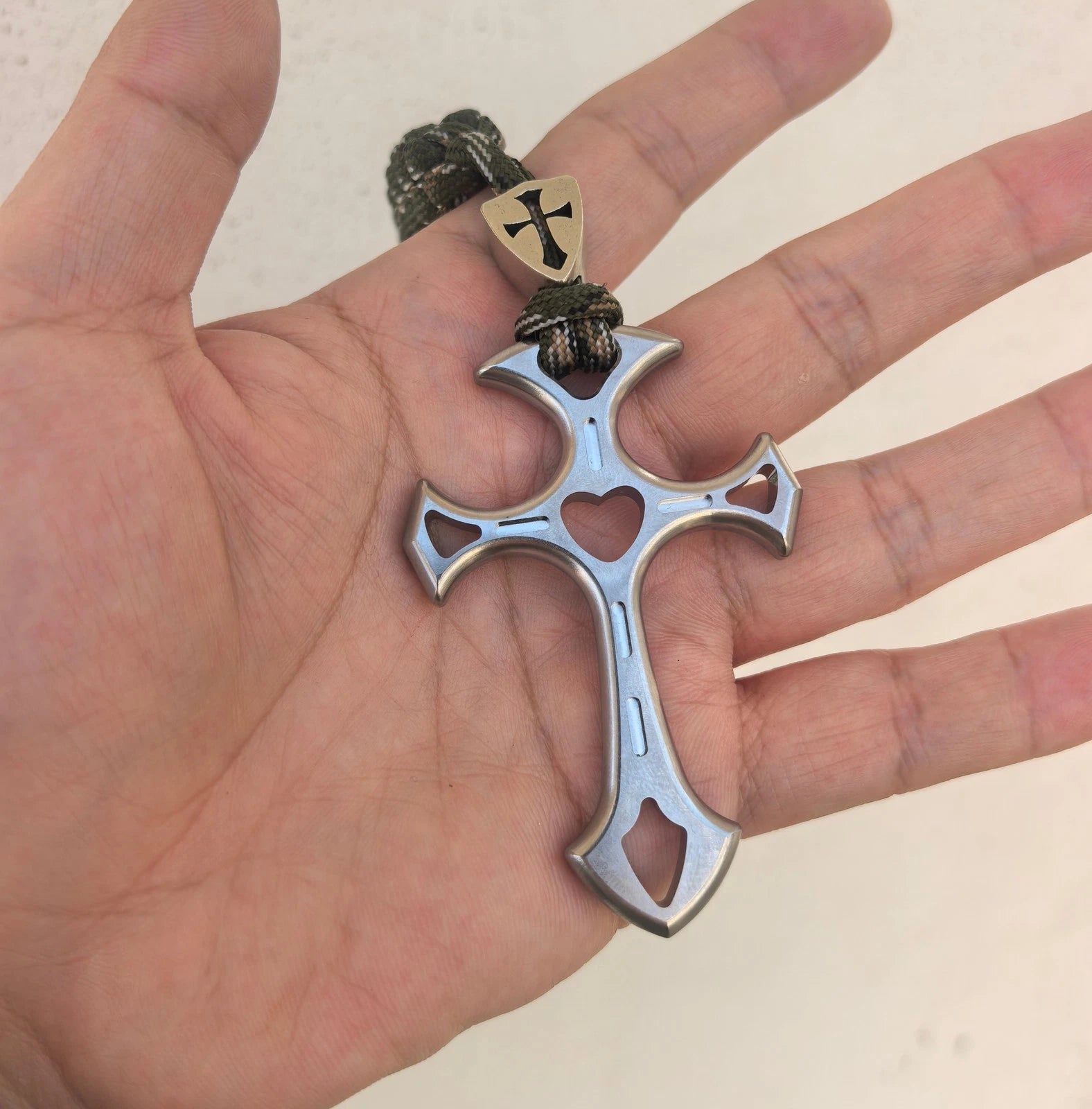 TC21 Titanium Cross Tactical EDC Tool with Window Breaker for Self Defense 07FC0E-D4 - KOEEK