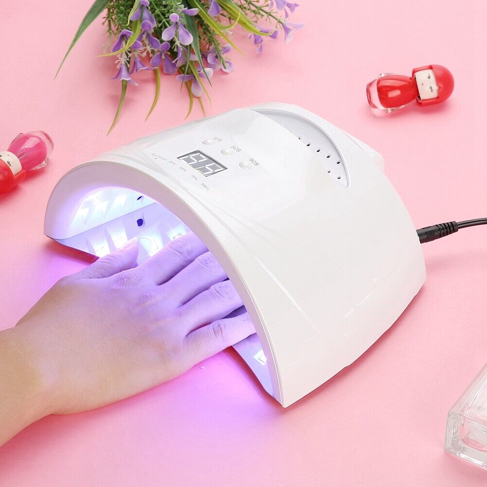 ny 48W Trådløs Nail Lamp Nail Led UV Light Nail Polish Dryer Tool US Plug