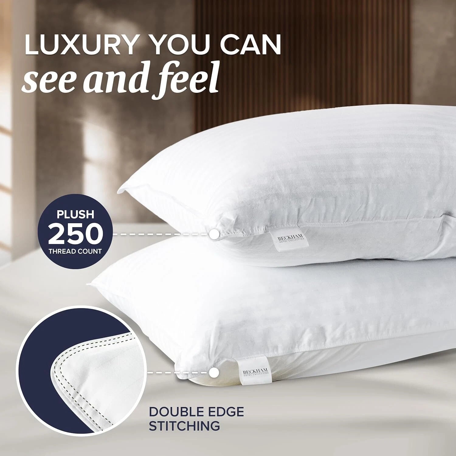 Hotel Collection Standard/Queen Bed Pillowcase Set (Pack of 2) 07FC0E-D4 - KOEEK