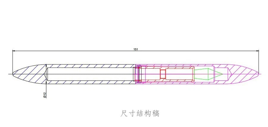 Titanium Fountain Pen EDC Business Office Student Signature Stationery Pen Gift 07FC0E-D4 - KOEEK