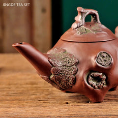 480ml Chinese Yixing Purple Clay Tea Pot Creative Tea Accessories Filter Teapot 07FC0E-D4 - KOEEK