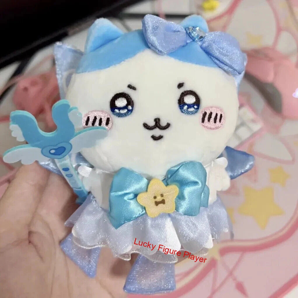 2Pcs Chiikawa Usagi Hachiware Super Magical Girl Plush Doll Keychain Gifts Toys 07FC0E-D4 - KOEEK