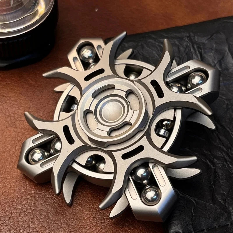 Oracle Tuning Fork EDC Fidget Spinner Double-Sided Linkage Fingertip Gyro Toy 07FC0E-D4 - KOEEK