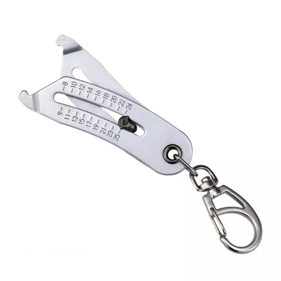 Portable Precise Thread Size Checker Keychain Nut and Bolt Checker Keychain * 07FC0E-D4 - KOEEK