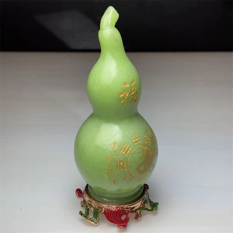 Glow Bagua Gourd Figurine Feng Shui Home Office Study Wine Cabinet Decor 07FC0E-D4 - KOEEK