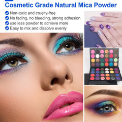 new Mica Powder,7.05OZ（200g）,Purple Rose Powder Pigment for Purple 07FC0E-D4 - KOEEK