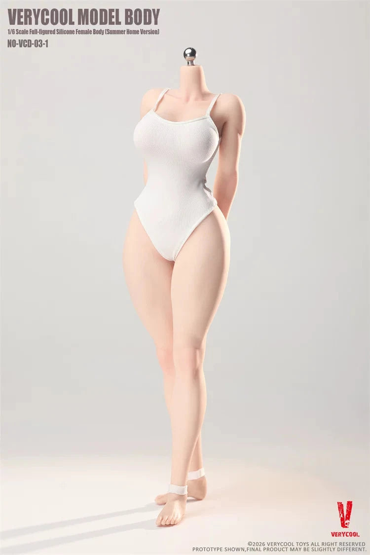 VERYCOOL MODEL 1/6 Scale Silicone Female Body No.3 Curvy VCD-03-1A In Stock 07FC0E-D4 - KOEEK
