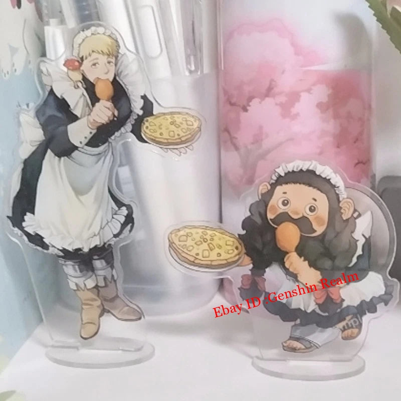 2Pcs/Set Anime Delicious in Dungeon Laios/Senshi Acrylic Desktop Stand Decor 07FC0E-D4 - KOEEK