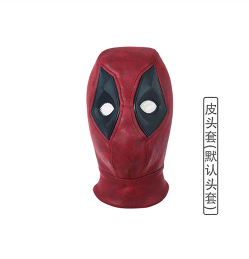 Red Deadpool Cosplay Shoes and Headgear Deadpool Halloween Accessories Gift 07FC0E-D4 - KOEEK