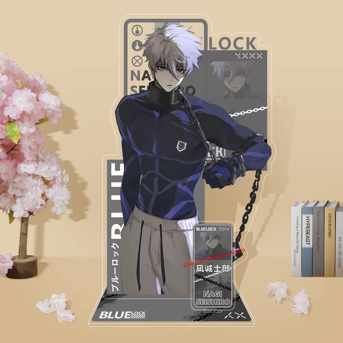 Anime BLUE LOCK Nagi Seishiro Stand Establish  Figure Acrylic Gift 07FC0E-D4 - KOEEK