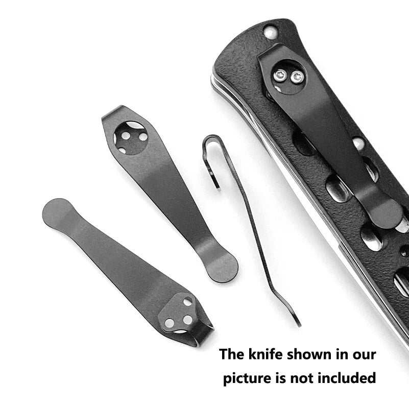 Titanium Deep Carry Pocket Back Clip for Cold Steel Hold Out Ti Lite 26SP Knifes 07FC0E-D4 - KOEEK