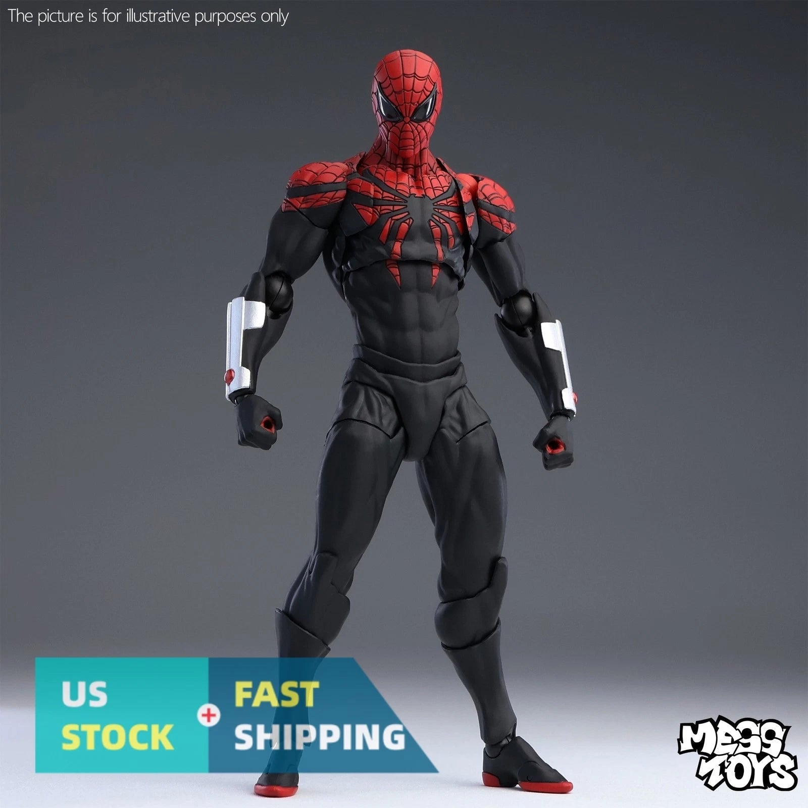 Mess Toys Superior Neighbor Spiderman Octopus Spider 1/12 Action Figure US STOCK MESS_TOYS - KOEEK
