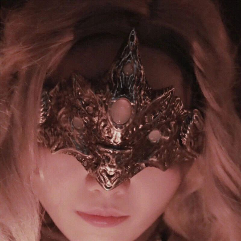 Dark Souls Ⅲ Fire Keeper Eye Mask Priestess Crown Cosplay Costumes Props PU Mask 07FC0E-D4 - KOEEK
