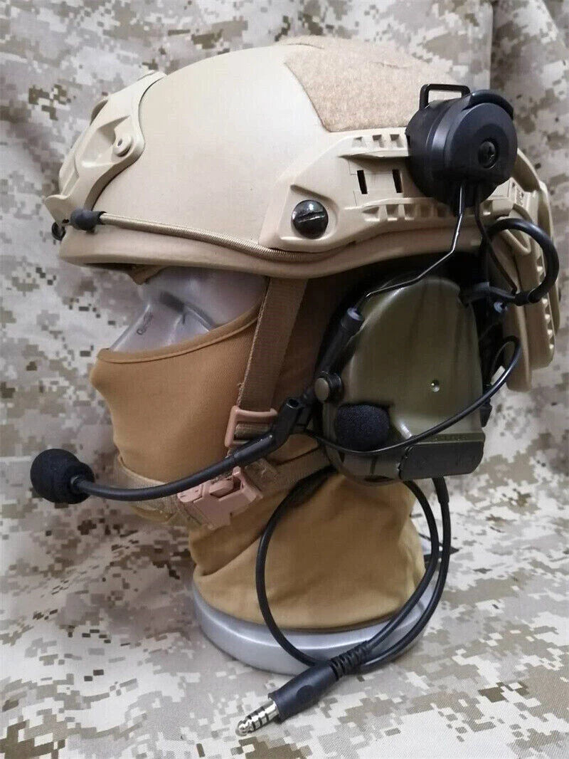US PELTOR Comtac III C3 Tactical Headset Helmet Ver. Noise Reduction Headphone 07FC0E-D4 - KOEEK