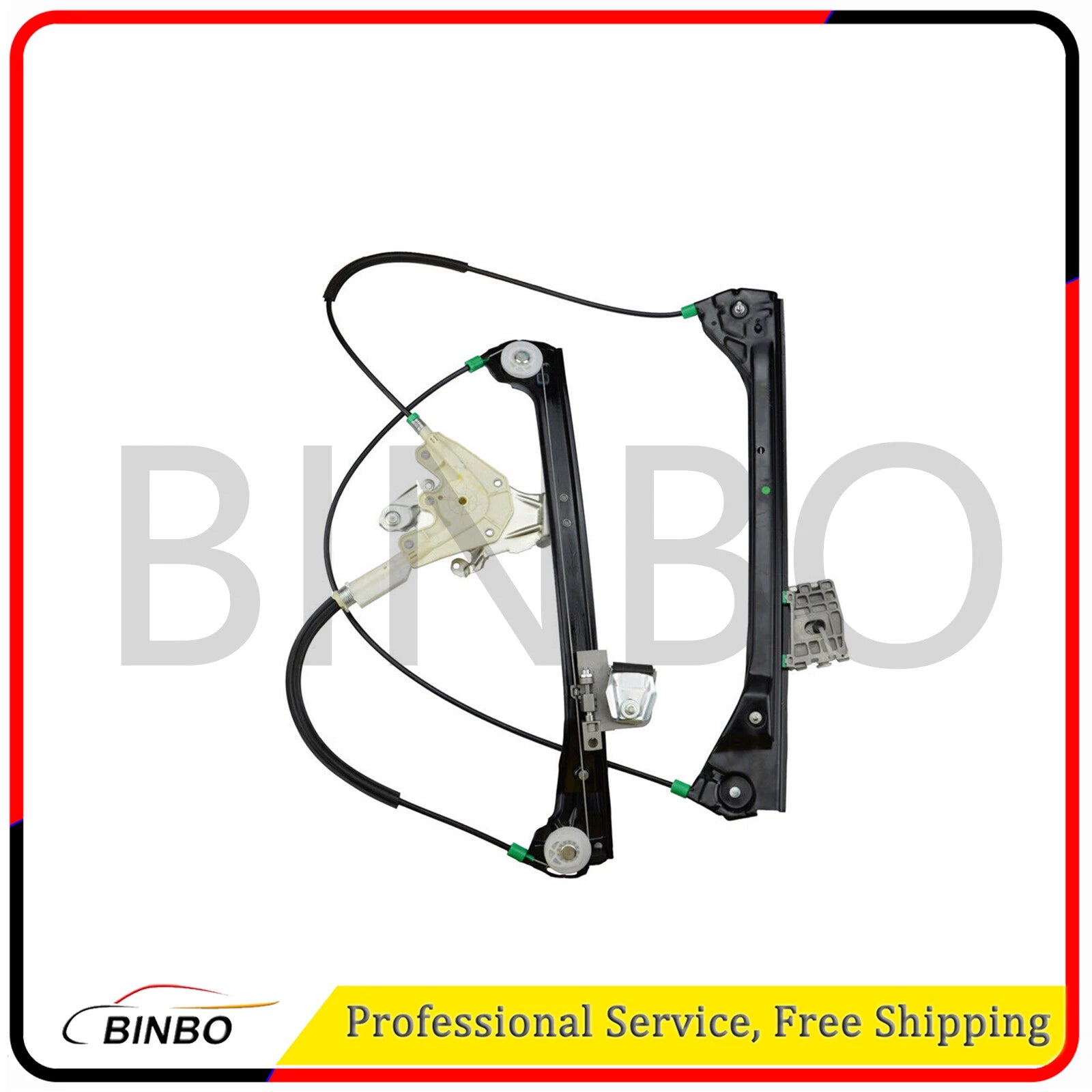 Front Right Window Regulator Fit for BMW E46 323Ci 325Ci 328Ci 330Ci Coupe 07FC0E-D4 - KOEEK