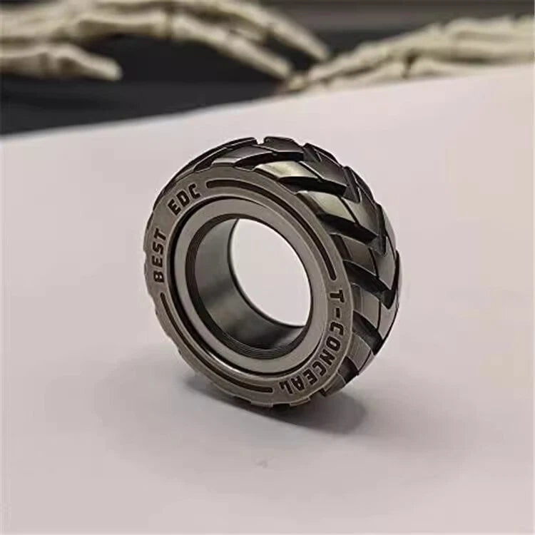Fidget Spinner Mechanic Ring Metal EDC Slider Stress Relief Adults Toys 07FC0E-D4 - KOEEK