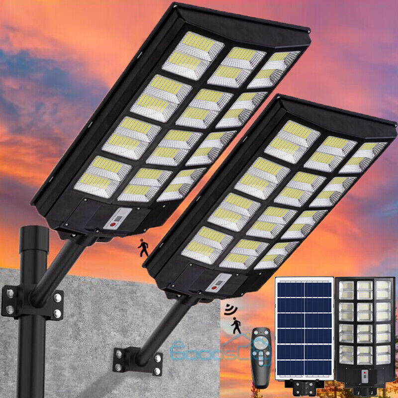 nye 1600W Solar Street Lights Commercial 7500K for Basketball Court Road Playground