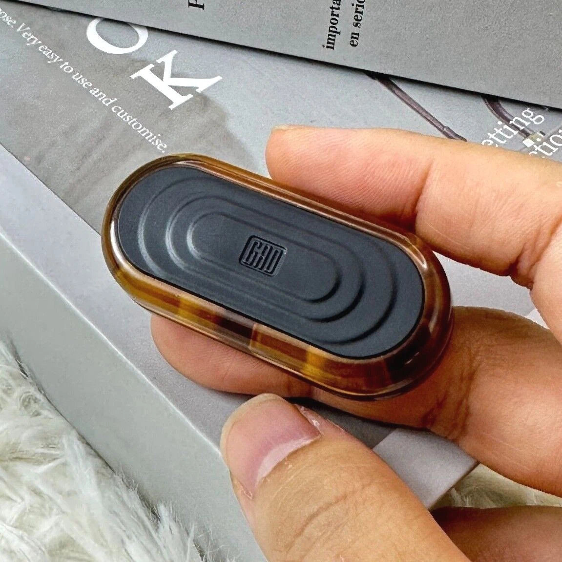 Push Card Mechanical PPB Adult Office Haptic Slider Stress Relief Fidget Toy 07FC0E-D4 - KOEEK