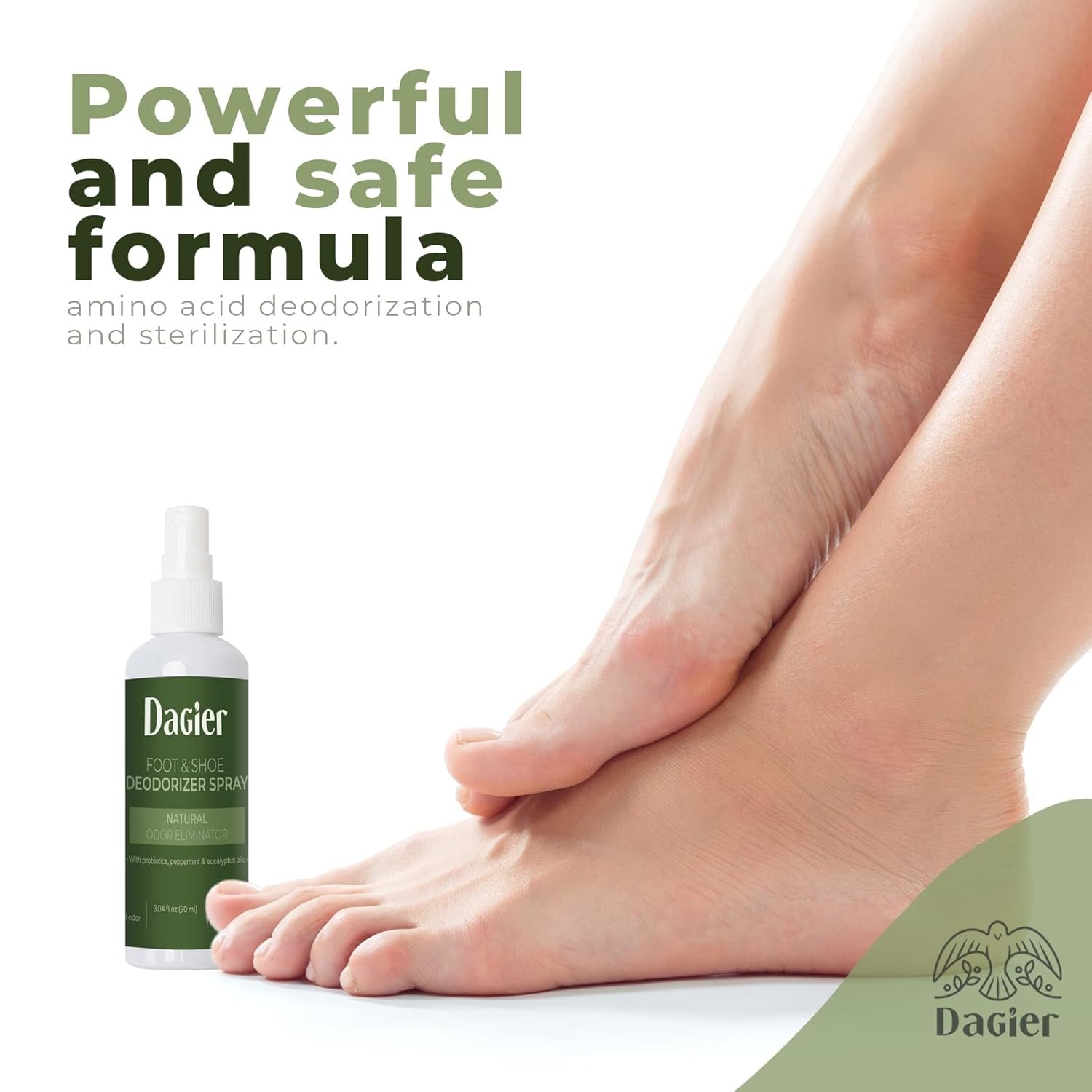 new Travel size foot spray odor eliminator for feet 3.04 Fl Oz (Pack of 1) 07FC0E-D4 - KOEEK
