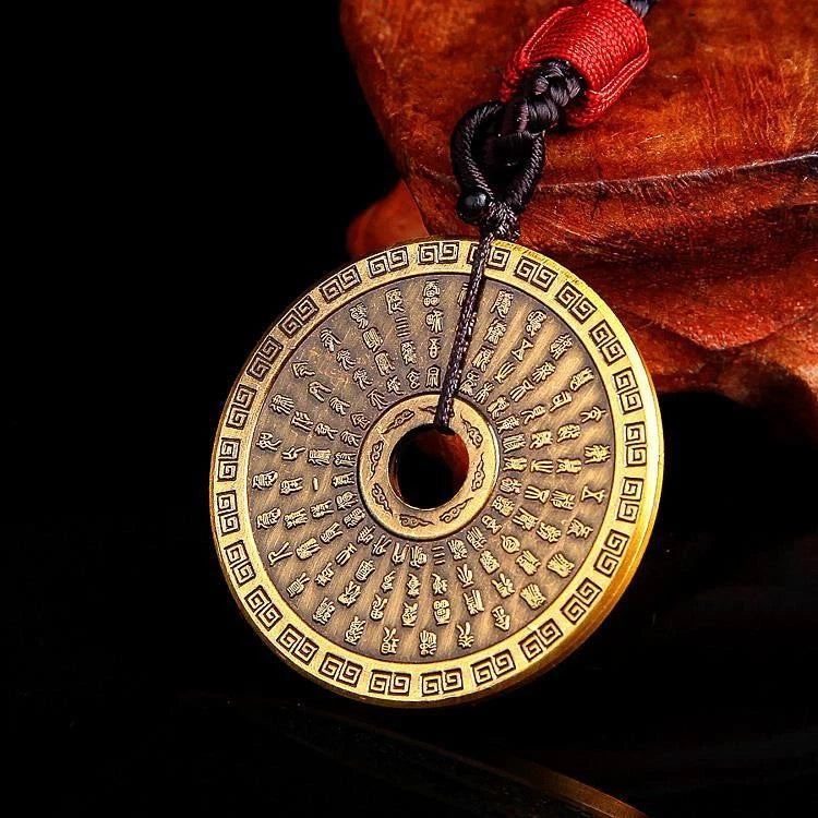Copper Taoist Beidou Seven Star Pendant Necklace Amulet Charm Unisex 07FC0E-D4 - KOEEK
