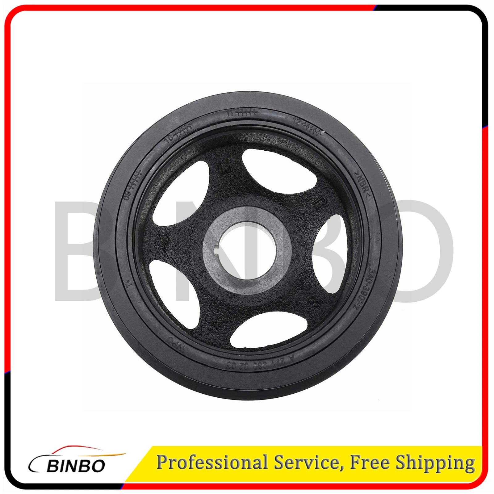 2710300203 Belt Pulley Crankshaft Engine Balancer For Benz S204 C204 W212 A207 07FC0E-D4 - KOEEK