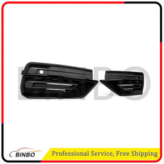 Pair Front Left&Right Bumper Fog Light Cover For Volvo XC90 19-24 Glossy Black 07FC0E-D4 - KOEEK