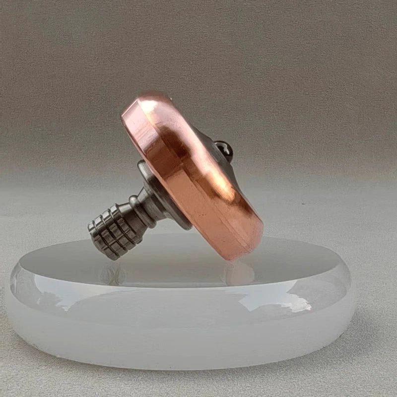 Titanium Copper Hand Twisting Spinning Tops Fingertip Top Hand Spinner Toys 07FC0E-D4 - KOEEK